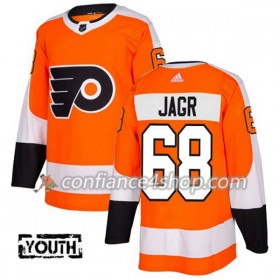 Adidas Maillot de Hockey Philadelphia Flyers Jaromir Jagr 68 2017-2018 Orange Authentic - Enfant